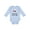 AE-Light Blue, variant on Elephant My Great Aunt Loves Me Boys or Girls Long Sleeve Baby Bodysuit