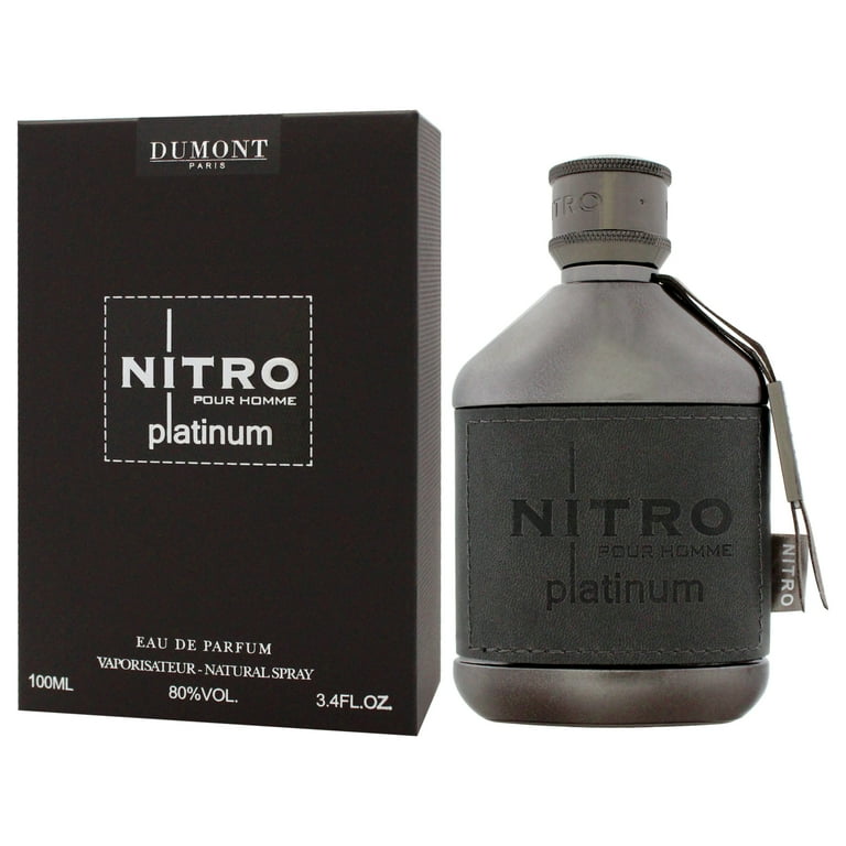 Dumont Nitro Platinum, 3.4 oz EDP Spray, Woody Fragrance with