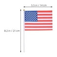thumbnail image 2 of Luxshiny 15Pcs Small American Flags on Stick Assorted Colors Portable Handheld Flags for Festive Occasions, 2 of 8