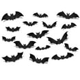 thumbnail image 5 of Dserhfy LED Bat Wall Sticker Lighted 3D Bat Decorative Wall Stickers Removable PVC Window Decals for Bedroom Door Wall Halloween Party Decor, 5 of 8