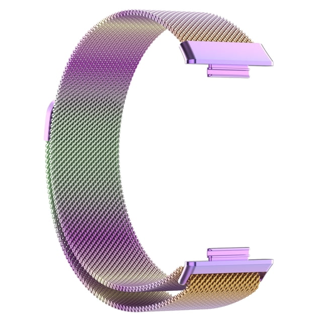 Correa Milanis adecuada para reloj inteligente HUAWE Ifit2 correa de metal anillo trasero magnético de acero inoxidable