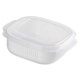 thumbnail image 5 of Contenidos de Cebolla de Ajo de Jengibre, Caja de Almacenamiento de Vegetales de Calor de Calor frío Resistencia A Alta Temperatura Con Cesta de Drenaje para Refrigerador, 5 of 7