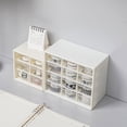 thumbnail image 4 of SHINYPASING Organizer Drawer Storage White Plastic 1Set Jewelry Storage for Students, 4 of 8