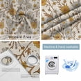 thumbnail image 2 of Fsddascl Fall Floral Blackout Curtains for Bedroom/Living Room, Thermal Insulated Kitchen Curtains, Vintage Farmhouse Botanical Leaves Flowers Grommet Darkening Window Treatment Drapes 27.5"x39"x2, 2 of 6
