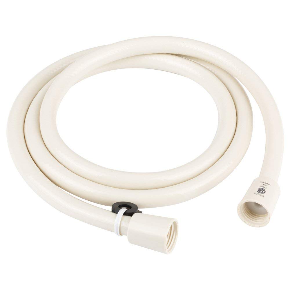 60" Vinyl RV Shower Hose Bisque Parchment