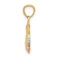 thumbnail image 2 of Collier Pendentif Deux Chats en Or Jaune 14 Carats avec Chaîne, 2 of 3