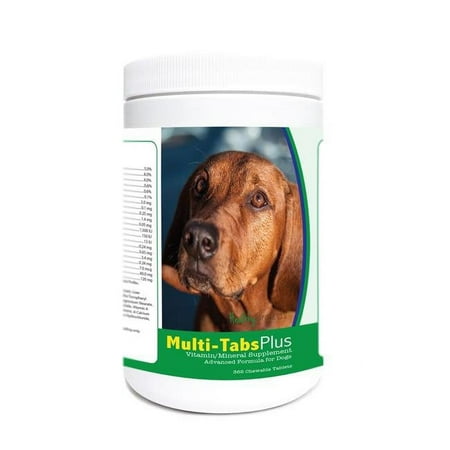 UPC: 0840235174264 | Healthy Breeds 840235174264 Redbone Coonhound Multi-Tabs Plus Chewable Tablets – 365 Count