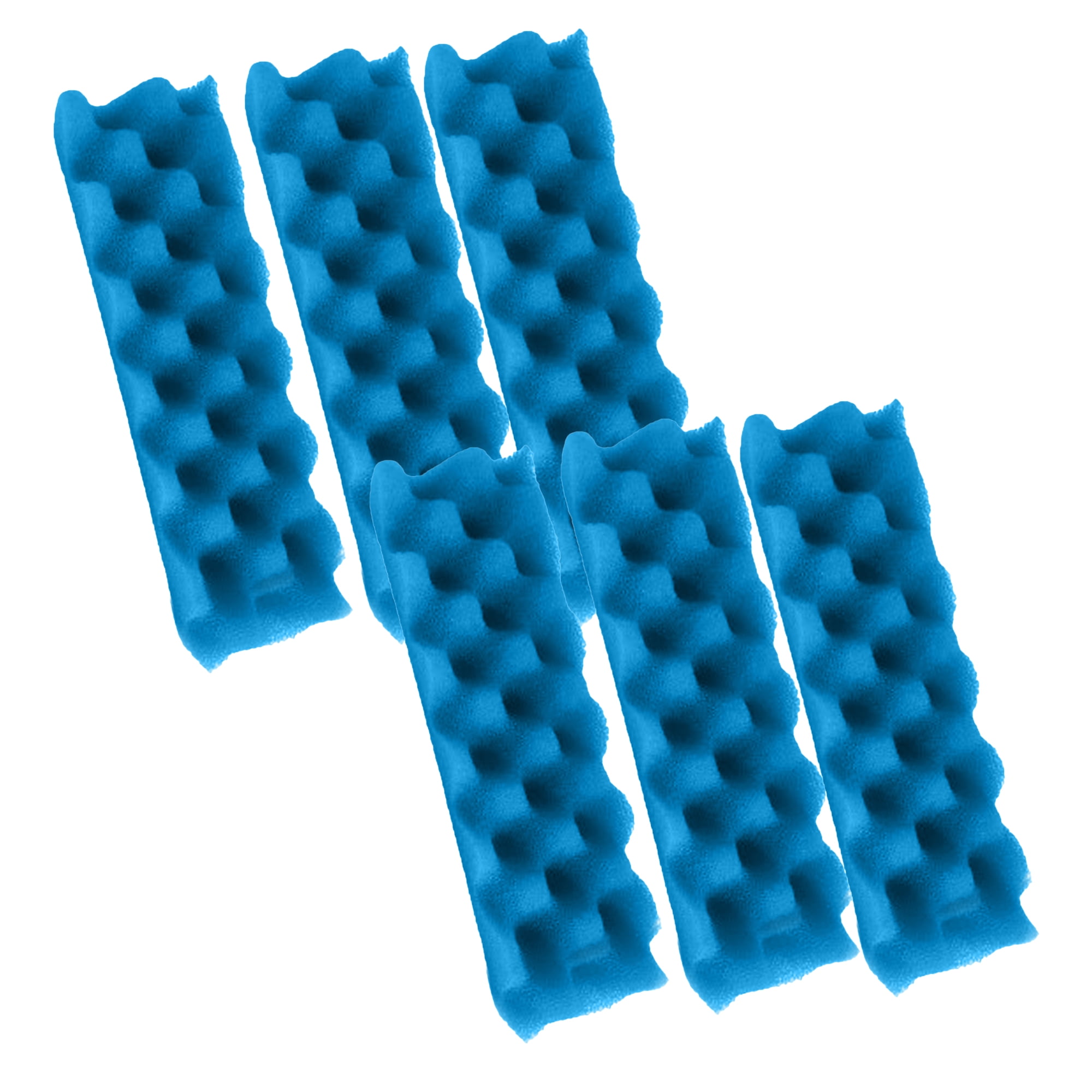 Genligt Replacement Aquarium Bio Sponge Foam Filter Pads Compatible with Fluval 206, 207, 306, 307, 10 Pack