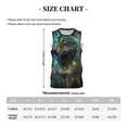 thumbnail image 4 of Xecao Artistic Light Dot Wolf、 print basketball shirt for both men and women, a unisex basketball jersey perfect for theme parties-Small, 4 of 6
