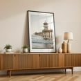 thumbnail image 2 of HB Pier 02 - Huntington Beach California Photography Black Framed Wall Art Print 20 x 30 inches, 2 of 8