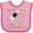 Pink and Fuchsia, variant on Inktastic My Mimi Loves Me Boys or Girls Baby Bib