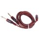 thumbnail image 4 of Cable De Audio Cable De Audio Accesorio De Audio Cable De Audio Cable Mezclador De Computadora Estéreo De 3,5 Mm A Enchufe Doble De 6,35 Mm Funda De Goma De 1,5 Metros Rojo ANGGREK Audio Cord, 4 of 8