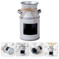thumbnail image 2 of Shisuyan Metal Flower Bucket Decorative Nordic style Iron Flower Bucket Home Decoration, 2 of 9