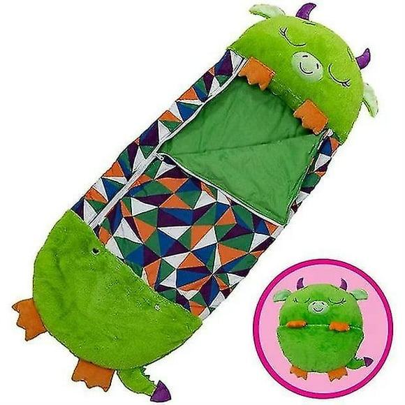 Oreiller de Jeu et Sac de Couchage pour Enfants, Oreiller de Sieste 2 en 1 avec Animaux de Dessin Animé, Sac de Couchage Amusant Surprise, Sac de Couchage pour Enfants avec Animaux de Dessin Animé Rose P