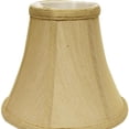 thumbnail image 4 of 16" Pale Brown Premium Bell No Slub Lampshade, 4 of 6