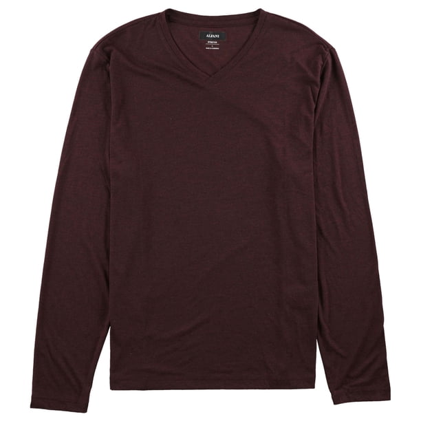 Camiseta básica jaspeada Alfani para hombre color rojo XXL