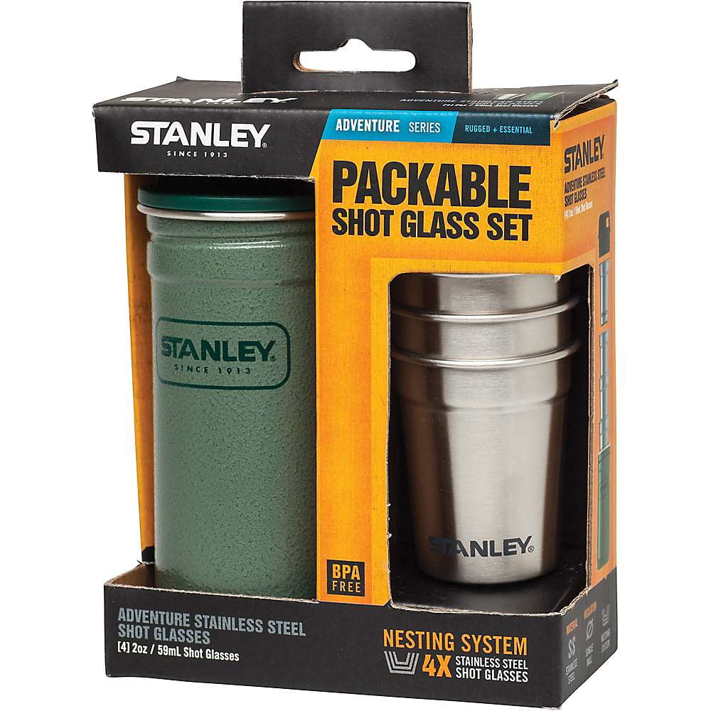 STANLEY – Adventure Stainless Steel Shot Glass Set Hammertone Green