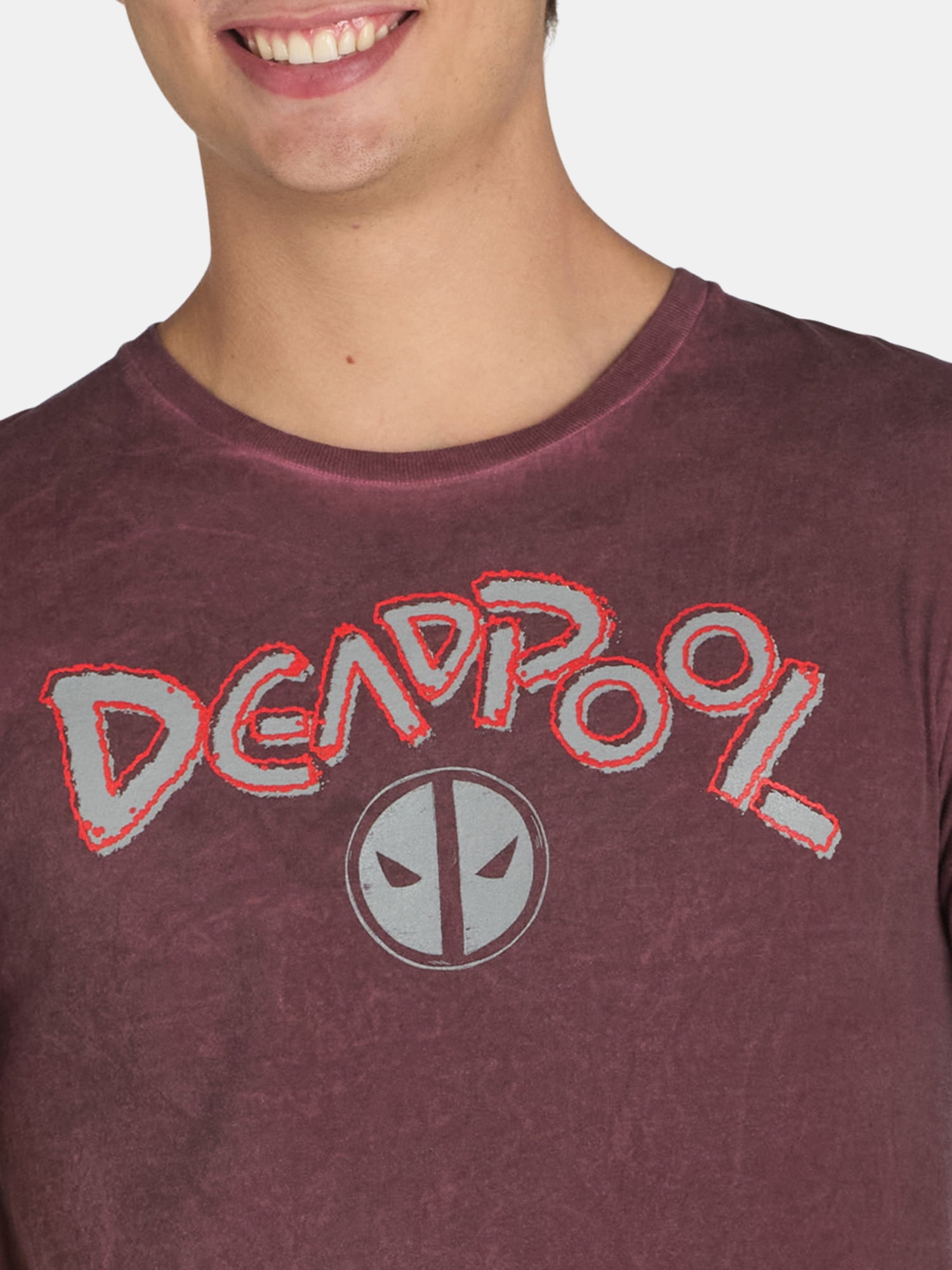 Deadpool & Wolverine Men’s & Big Men's Mineral Wash Graphic Tee, Sizes S-3XL