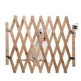 thumbnail image 5 of SPRING PARK Wooden Fence Pet Gate, Indoor Outdoor Retractable Dog Fence, Adjustable Portable Folding Mesh, Enclosure Net Extra Wide Safety Puppy Gate, 5 of 6