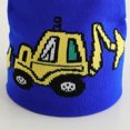 thumbnail image 6 of Ulanda Cute Embroidery Excavator Toddler Kids Beanie Caps Soft Warm Baby Knitted Winter Hat for Boys Girls Age 3-10 (Blue, One Size), 6 of 6