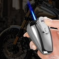 thumbnail image 4 of YIKA Motorcycle Tank Shaped Lighter Labor-saving Rocker Arm Ignition Straight Forward Windproof Lighter Black, 4 of 6
