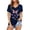 Dark Blue, variant on Women's Tops T Shirts Graphic Print Short Sleeve Blend Casual Trendy Shirts