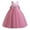 Pink, variant on Girl Tulle Tutu Gown Flower Girl's Sleeveless Lace Princess Dresses with Big Bowknow Party Ball Tulle Pageant Gowns for Wedding, Birthday - 3-12T