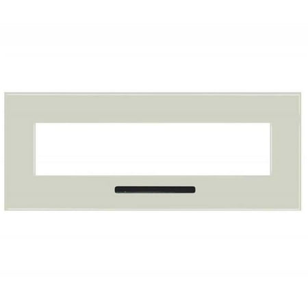 

Amantii 10701208B 100 x 23 in. White Glass Surround for WM10023FLU Fireplace Inserts