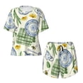thumbnail image 4 of Lsque Vintage Utensils Women's Short-Sleeved Pajama Set - 2 Piece Soft and Lightweight Sleepwear Set-X-Large, 4 of 9