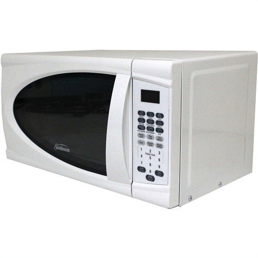 Sunbeam 0.7 Cubic Foot White Microwave Oven - Shop Cookers
