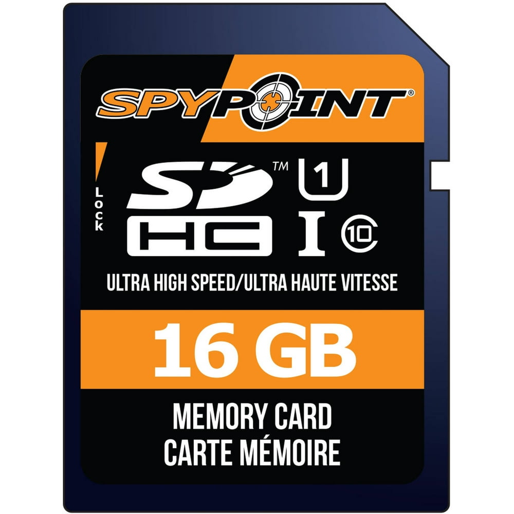 SPYPOINT, SD16GB, memory card, 16GB, ultra high speed, class 10