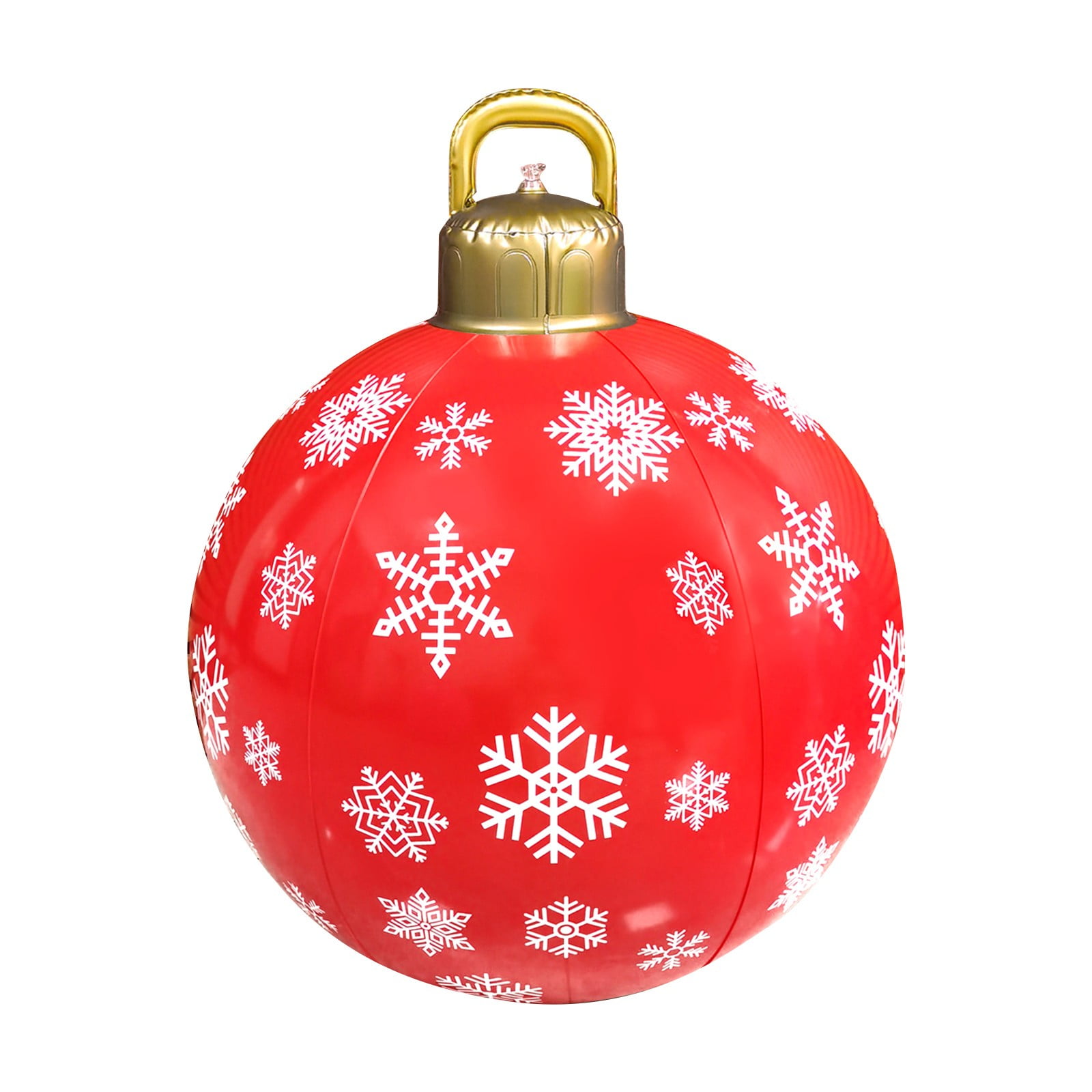 NEGJ 24 Inch Giant Christmas Inflatable Ball Outdoor Ornament