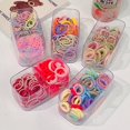 thumbnail image 1 of YAOBAMM Hair Rope 1 Set Hair Tie with Multi Styles Anti fall Tight Exquisite Vibrant Color Gift Soft High Elastic Simple Hair Ropes for Hair Accessories, 1 of 7