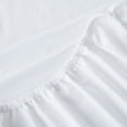 thumbnail image 5 of Color Sense 100% Cotton Queen Arctic White Flannel Sheet Set, Double Brushed and Extra Warm 4-Piece Set, 5 of 9