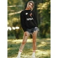 thumbnail image 2 of NASA Nasa Astronaut Gazing Moon Sweatshirt Women -NASA Designs, Female Large, 2 of 4