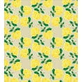 thumbnail image 3 of Ambesonne Floral Duvet Cover Set, Yellow Cloves with Branches, Calking, Mustard Green and Tan, 3 of 6