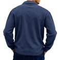 thumbnail image 5 of Men's Vintage Corduroy Long-Sleeve Top | Zip-Up Stand Collar Stylish Casual Shirt For Daily & Outing Wear, Size: S-5XL, 5 of 5