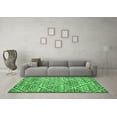 thumbnail image 3 of Ahgly Company Indoor Square Abstract Emerald Green Contemporary Area Rugs, 6' Square, 3 of 4