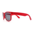 thumbnail image 6 of American Flag Print Classic Horn Rim Hipster Sunglasses Red, 6 of 7