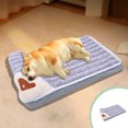 thumbnail image 4 of Heavy Duty Corduroy Dog Kennel for Large Dogs 50-90 lbs - Removable Washable Winter Warm Dog Bed with Non-Slip Base, Stain Resistant Indoor Outdoor Use, 4 of 6