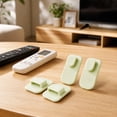 thumbnail image 4 of THOPBPRK Self Adhesive Detachable Remote Control Holder Wall Mount Storage Hook Removable Organizer Hanger For TV Air Conditioner Remotes Keys Small Household Items Home Pack , Green, 4 of 6