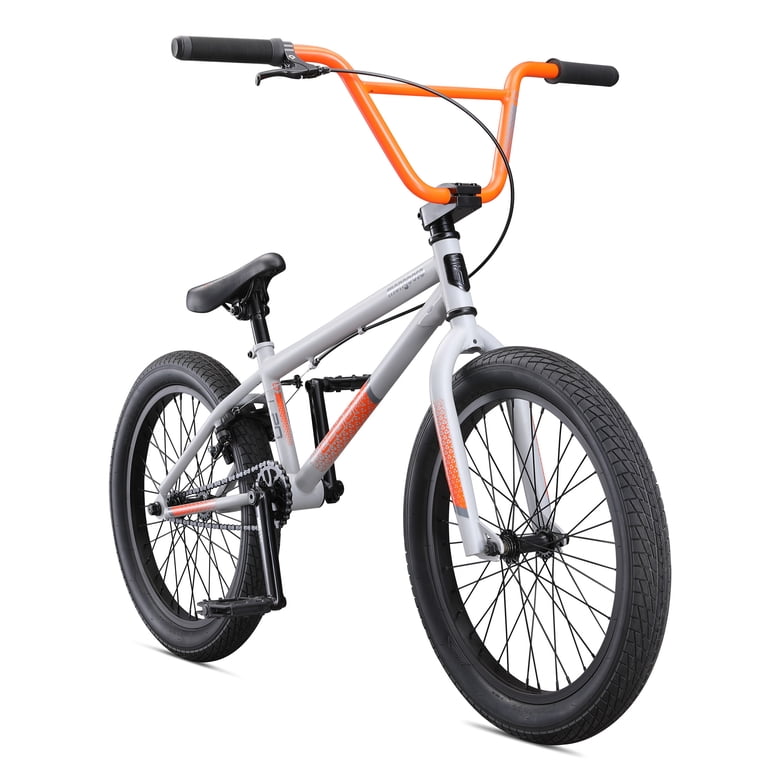 Mongoose Legion L20 Freestyle BMX Bike, Grey, 20-Inch Wheels, Ages