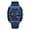 blue, variant on Men's Fashion Sports Wine Barrel Multifunctional Waterproof Quartz Watch