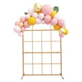 thumbnail image 3 of Gold Metal Wedding Arch Backdrop Flower Balloon Stand Door Frame Wall Party Prop, 3 of 13