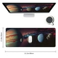 thumbnail image 2 of Heduofu Mouse Pad,Solar System Planet Desk Mat for ,Desk Pad with Non-Slip Base and Stitched Edge,Extended Mousepad for Office and Home 31.5x11.8 in, 2 of 6