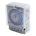 thumbnail image 3 of Programming Timer, Mechanical Time Switches Power Saving Small Size Easy Installation Fire Retardant  for Air Conditioner for Coffee Machines for Lights, 3 of 8
