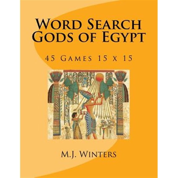Pre-Owned Word Search God: Word Search Gods of Egypt: 45 Games 15 x 15 (Paperback)