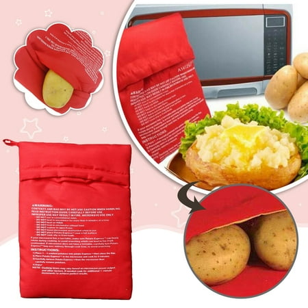 

Microwave Potato Baking Bag Sweet Potato Bag Corn Bag Kitchen Cooking Supplies Bakeware Organizer Bakeware for Air Fryer Glass Bakeware Bakeware Organizer for Cabinet Bake Ware Dishes