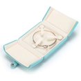 thumbnail image 1 of Caja de regalo de terciopelo para pulsera, caja de soporte para pulsera, exhibiciones de almacenamiento de joyas para cumpleaños, boda, día de San Valentín, aniversario (azul cian), 1 of 4