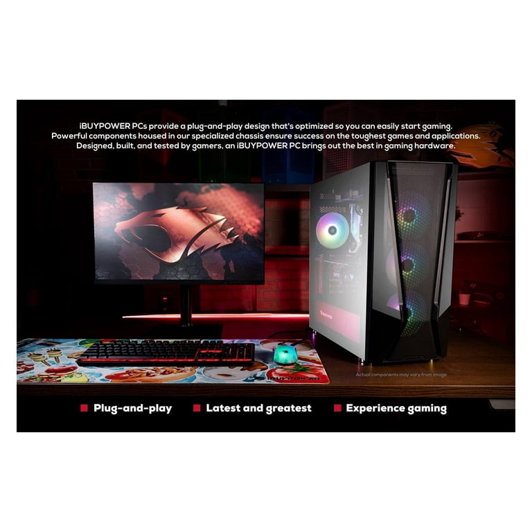iBUYPOWER - TraceMeshA7R78XT01 Gaming PC Desktop - AMD Ryzen 7 7700 - Radeon RX 7800XT - 32GB DDR5 RGB RAM - 2TB NVMe SSD iBUYPOWER - TraceMeshA7R78XT01 Gaming PC Desktop - AMD Ryzen 7 7700 - Radeon RX 7800XT - 32GB DDR5 RGB RAM - 2TB NVMe SSD